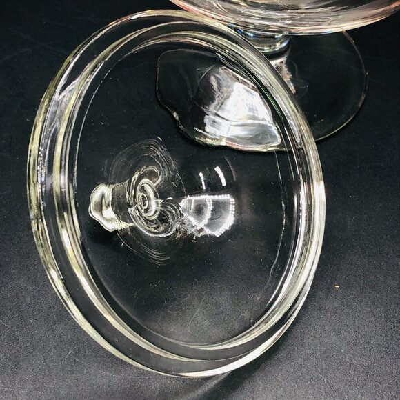 60s Anchor Hocking ENCHANT Ware Apothecary Jar Vintage Kitchen Glassware - Picture 5 of 12